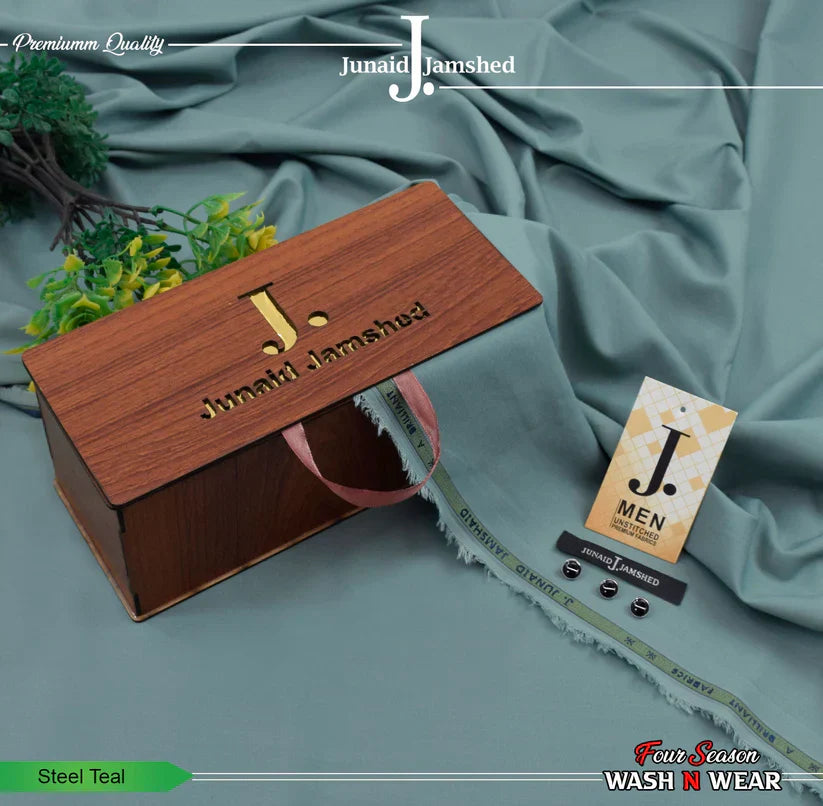 J. PREMIUM QUAILTY WASH N WEAR ( Steel Teal )