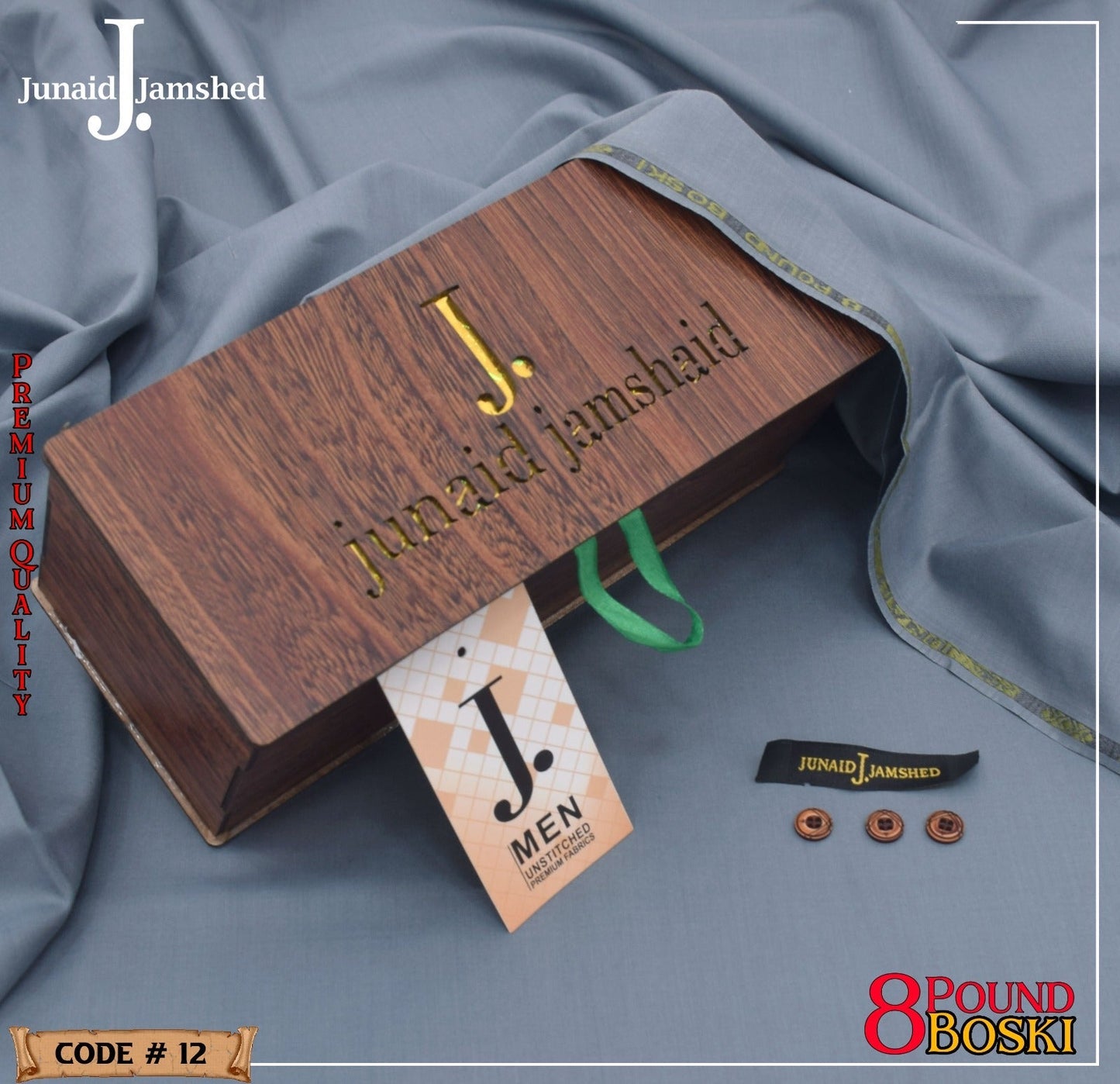 J. PREMIUM QUAILTY WASH N WEAR ( ROYAL GRAY )