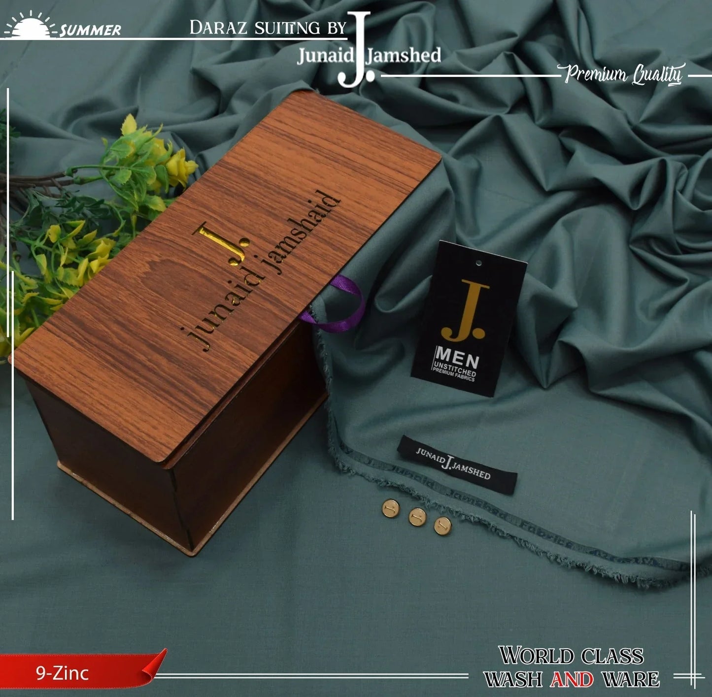 J. PREMIUM QUAILTY WASH N WEAR   (  ZINC  )